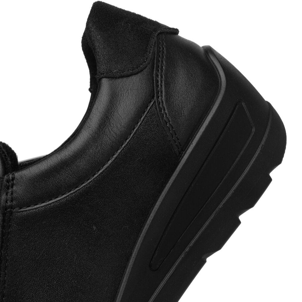 Ara Zurich 12-50611 H Fit Wedge Lace-up Black Leather
