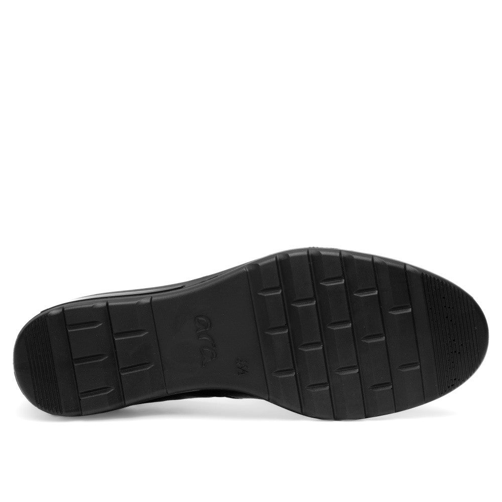 Ara Zurich 12-50613 Black Leather Slip-on H-Fit