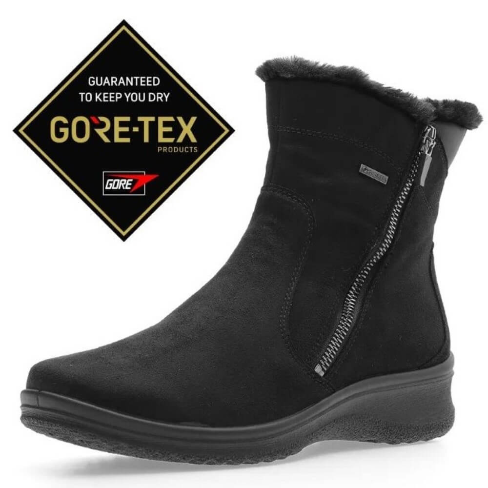 Ara Gore-tex Black Boots 12-48501 Munchen ST