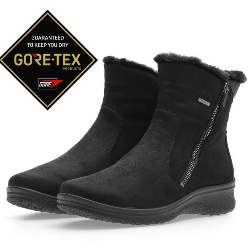 Ara Gore-tex Black Boots 12-48501 Munchen ST