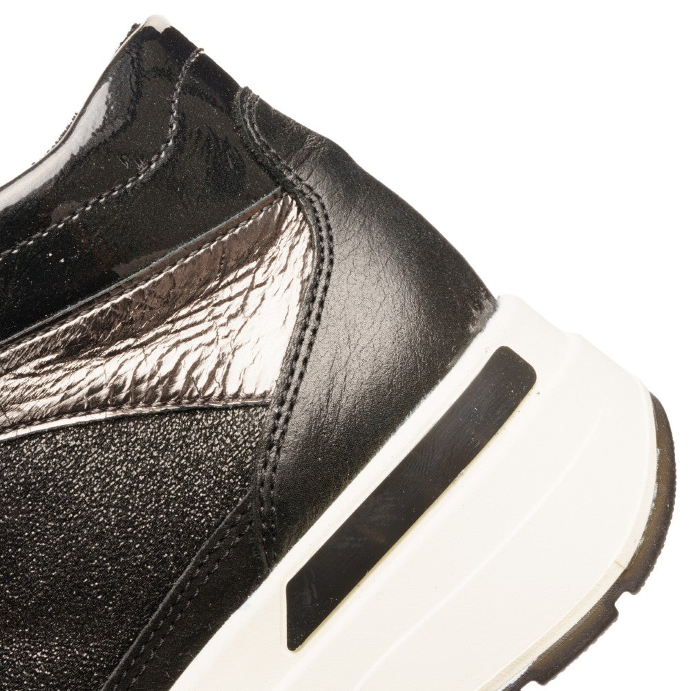Ara Garda Hi-top Trainers Wide H-Fit 12-57703 Black