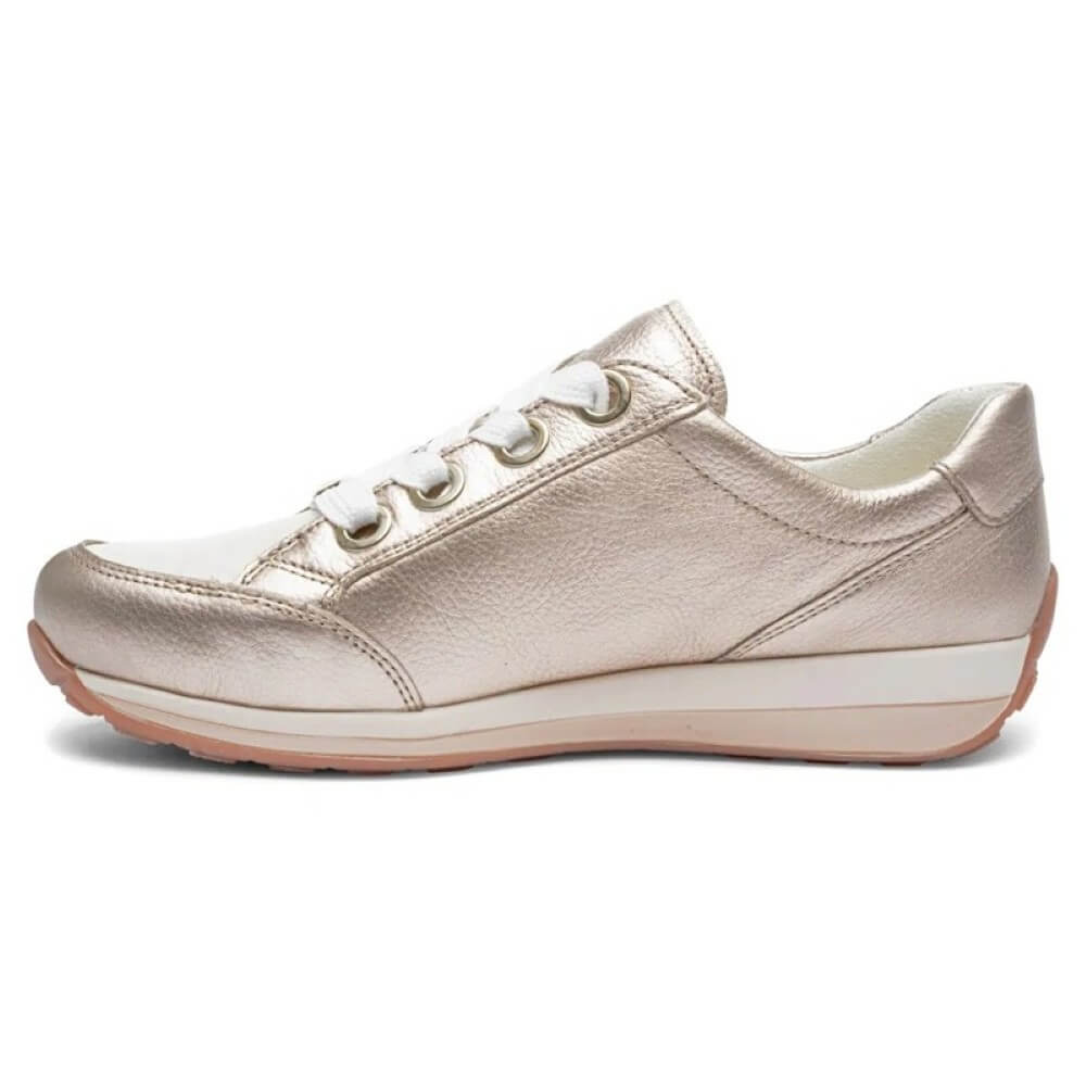 Ara Osaka 12-44587-69  H-Fit Lace-up Beige and Cream Leather