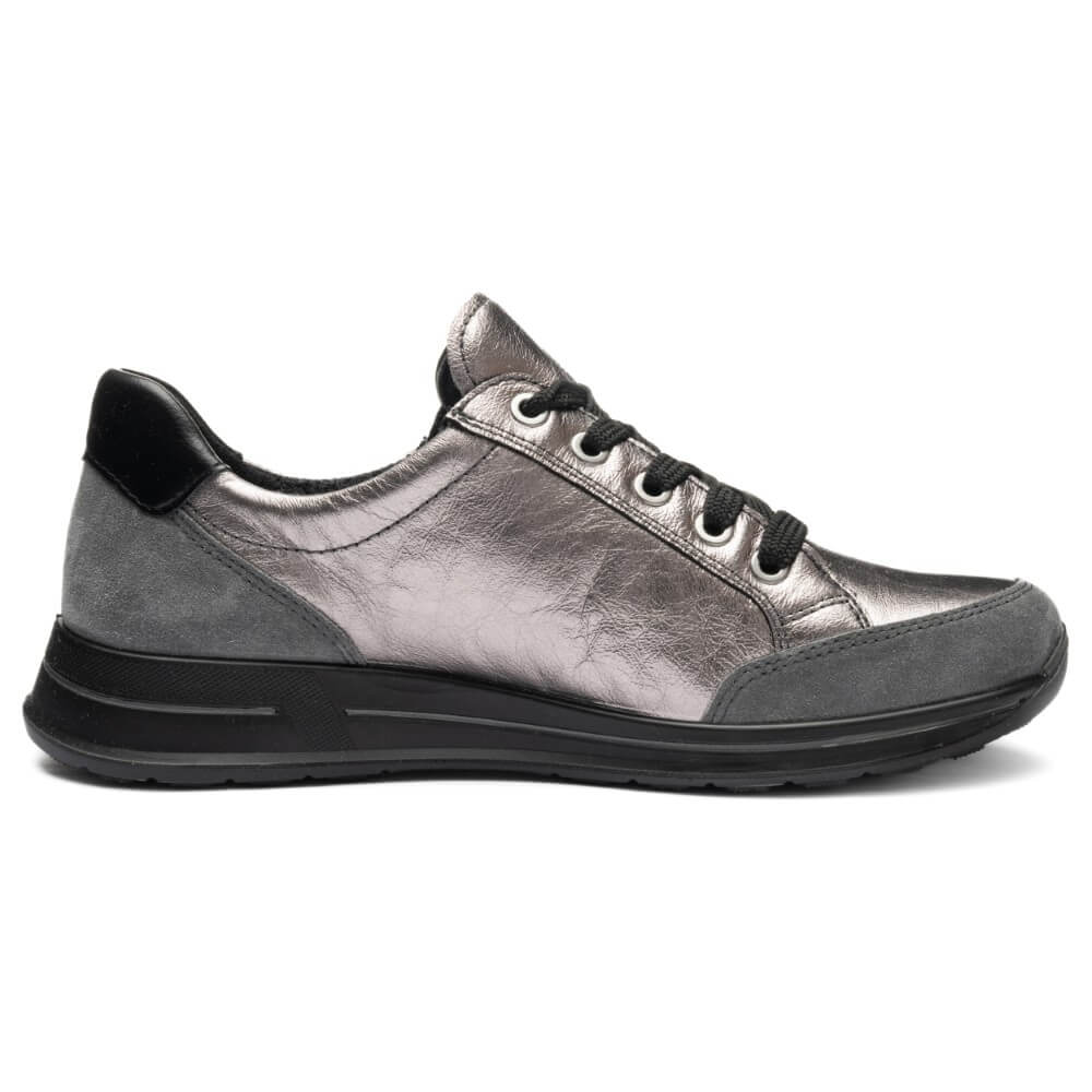 Graphite Grey Ara Lace-up on a back sole Ara Osaka