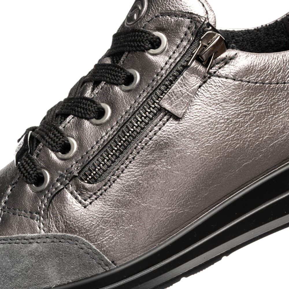 Ara Osaka 2.0 Leather Lace-up 12-54801 Graphite Grey