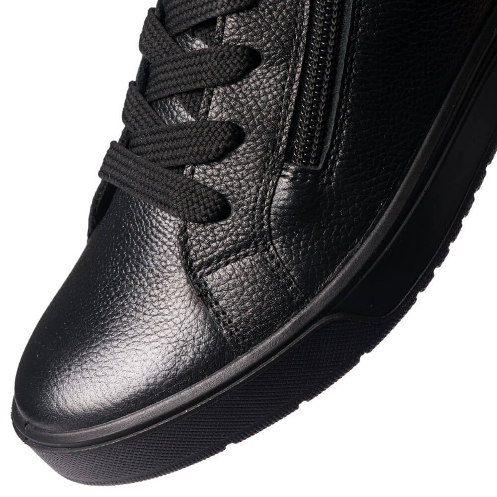 Ara Rom Hi-Top Sneakers 12-50018 Black Leather