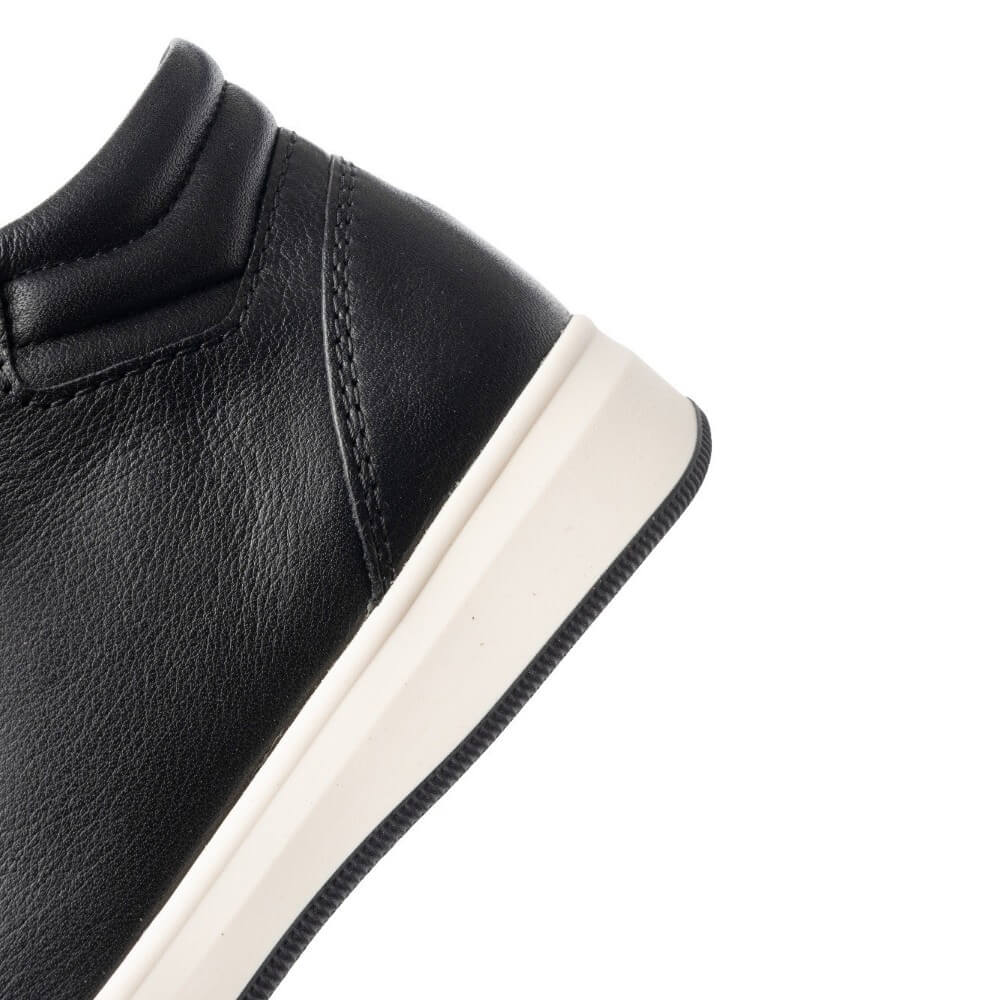 Ara Rom Leather Hi-top 12-44499 -BLACK