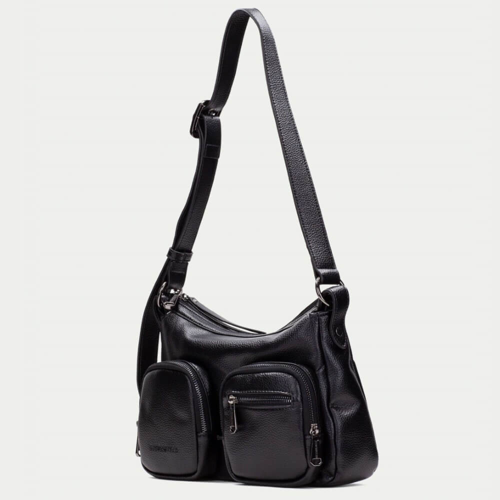 Hispanitas BI243525 Shoulder Bag-BLACK