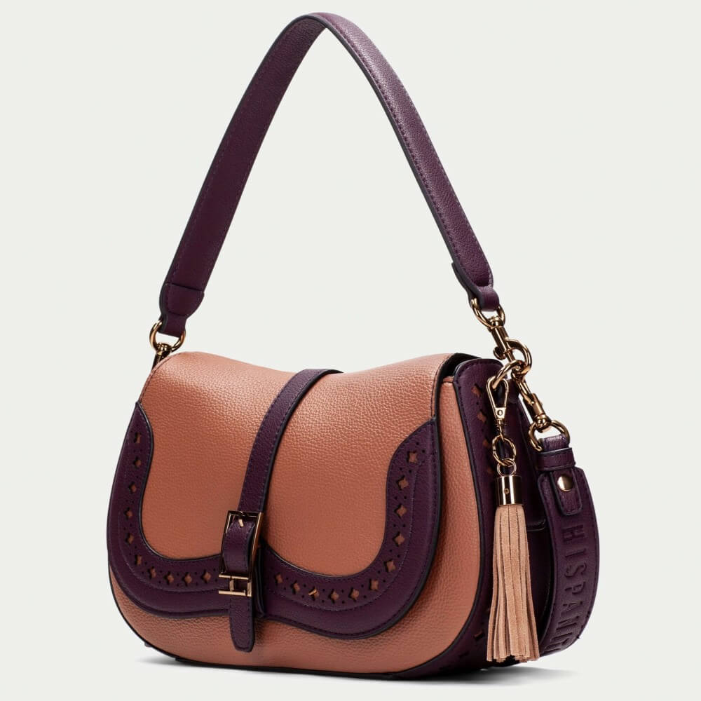 Hispanitas BI243536 Shoulder Bag Almond & Wine