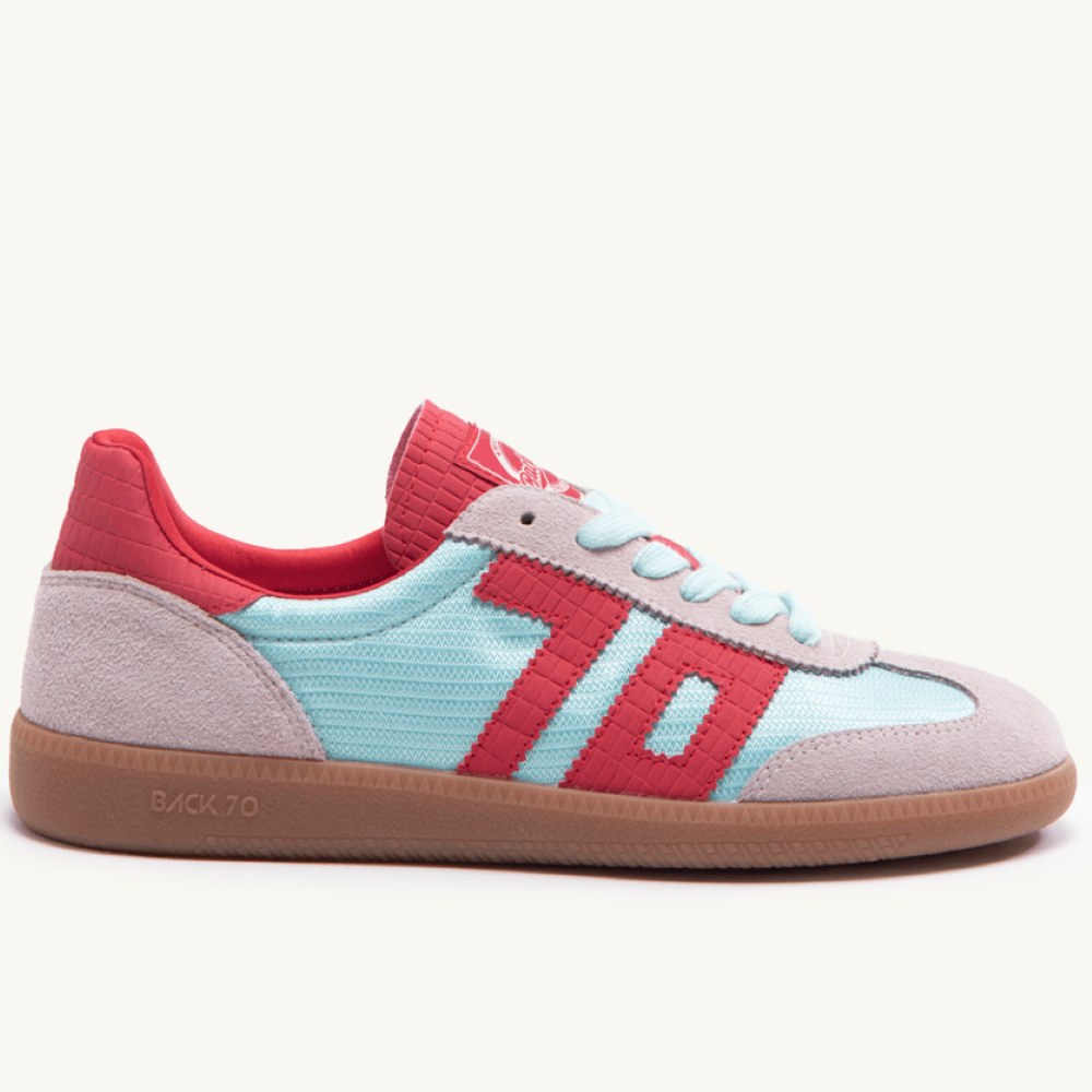 Back 70 Blue red sneakers
