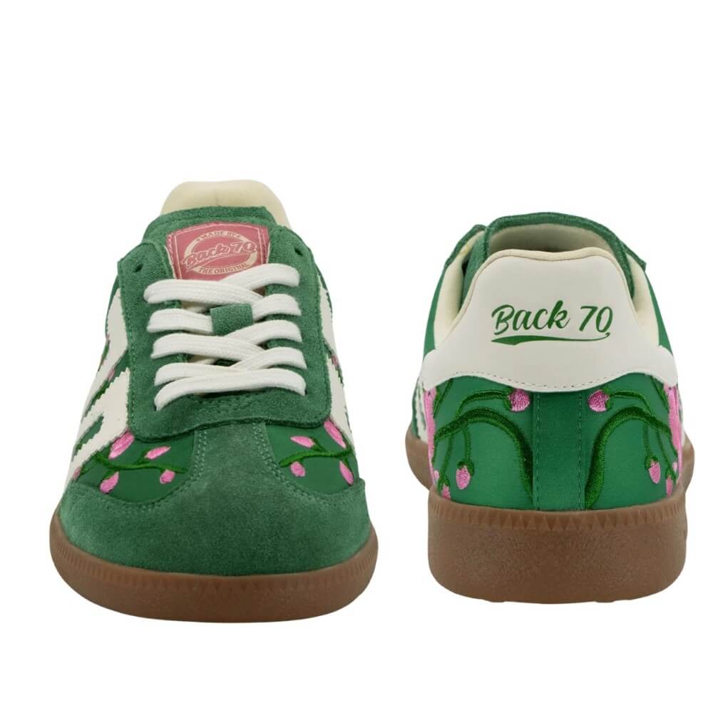 Back 70 Ghost Retro Sneakers Floral Green