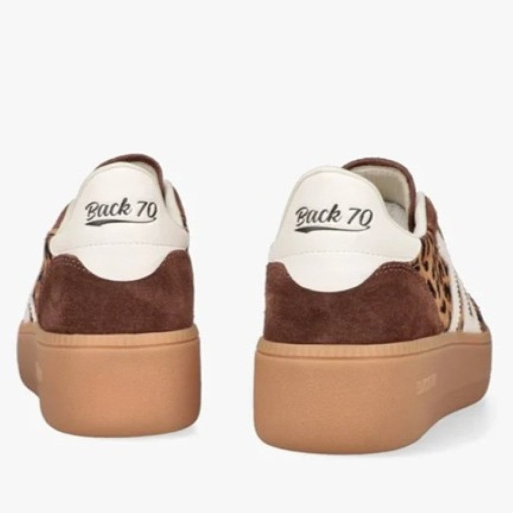 Back 70 XXL Platform Leopard Print Trainers