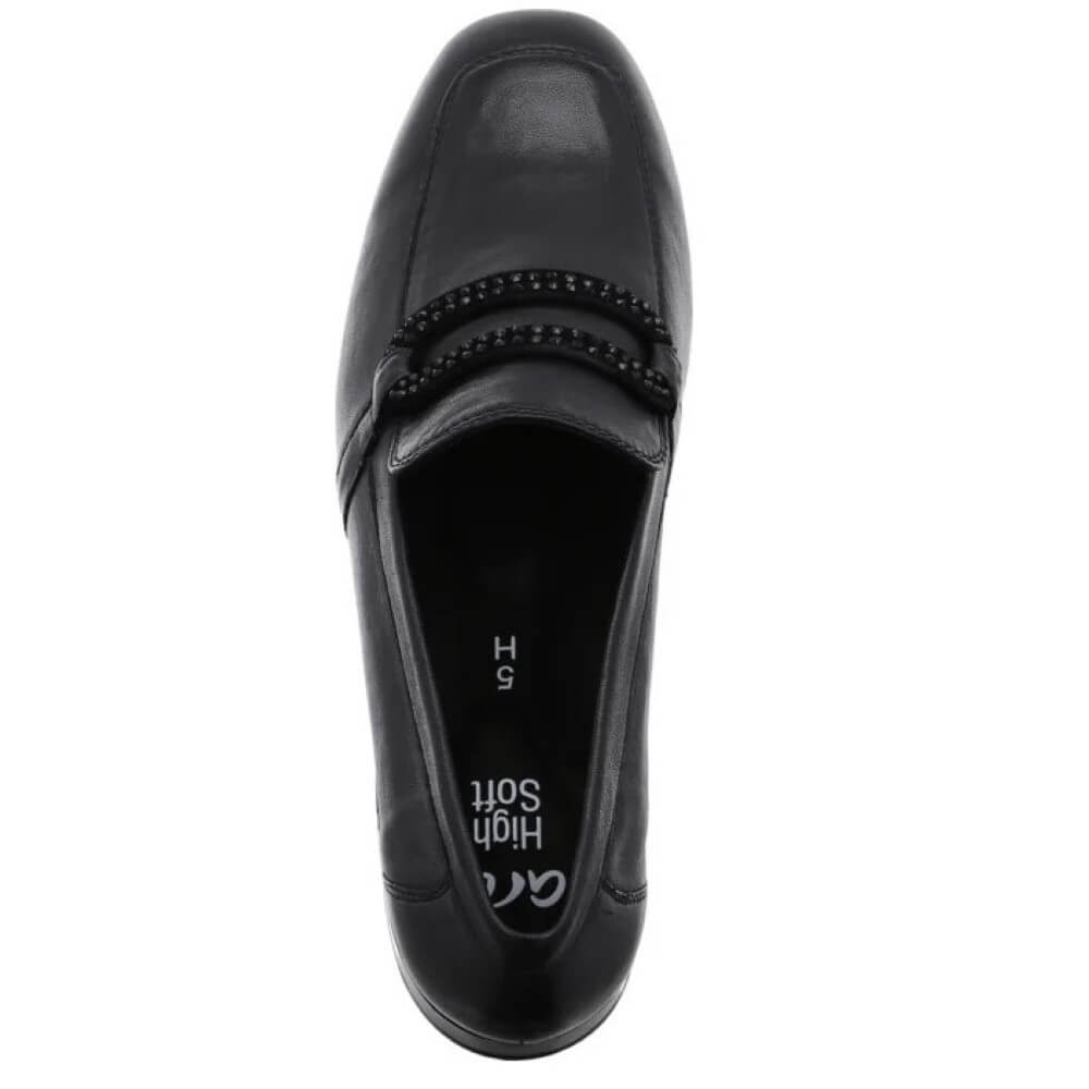 Ara 12-51206 Lyon H-Fit Loafer-BLACK