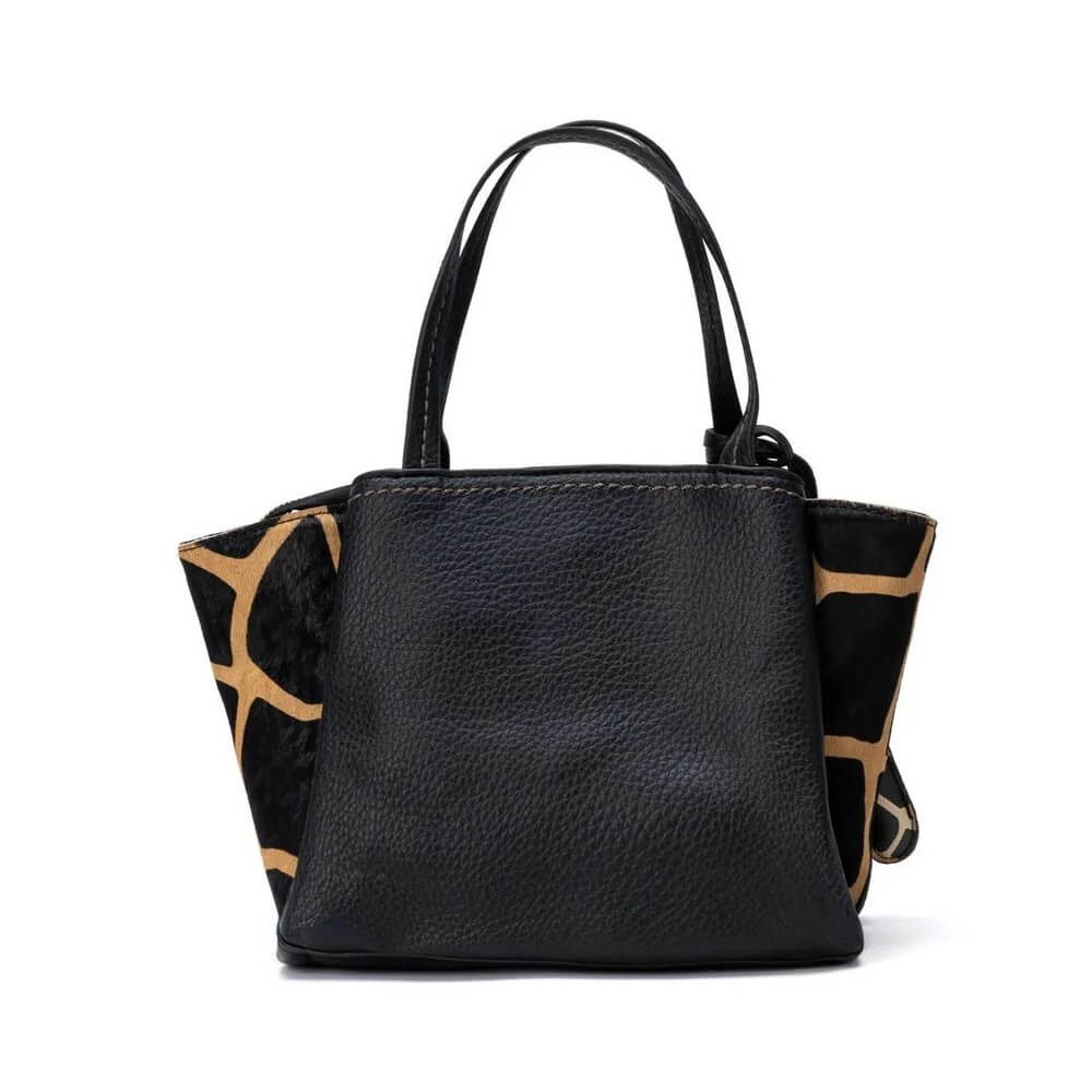 CARMELA 18624801 Animal Print Handbag Black