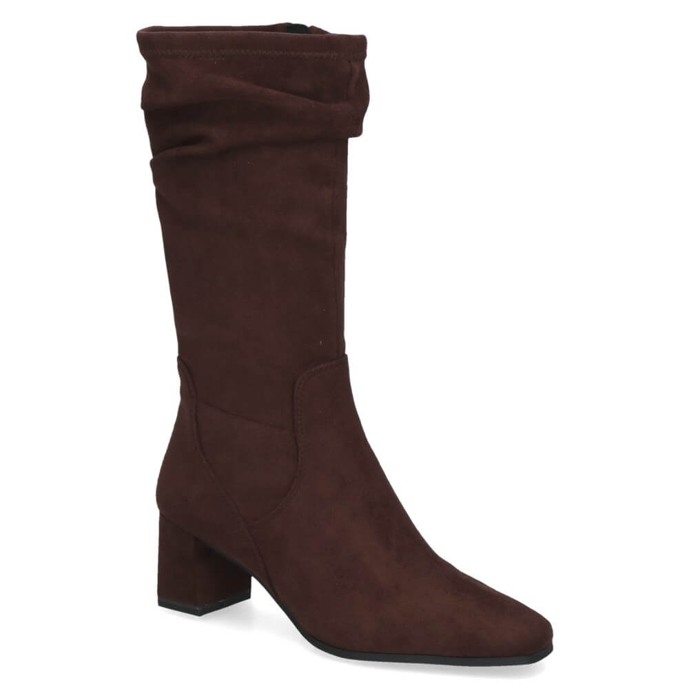 Caprice 9-25303 Dark Brown Stretch Knee High Boot