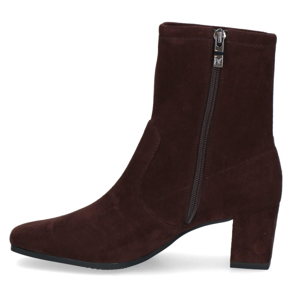Caprice 9-25354 Dark Brown Stretch Ankle Boot