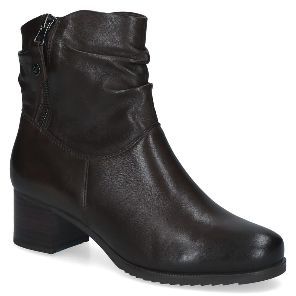 Caprice 9-25368 Brown Leather Ankle Boot