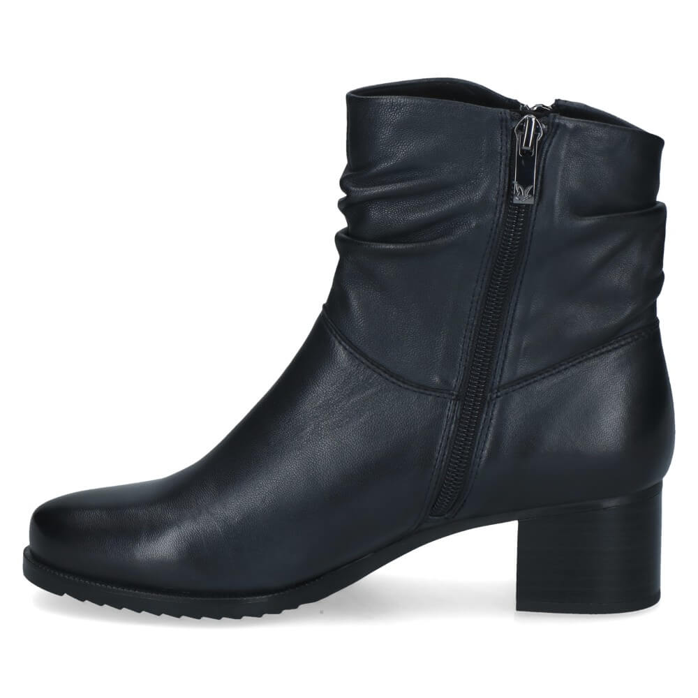Caprice 9-25368 Navy Leather Ankle Boot
