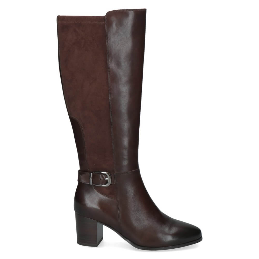 Caprice 9-25504 Knee High Boot Dark Brown Leather