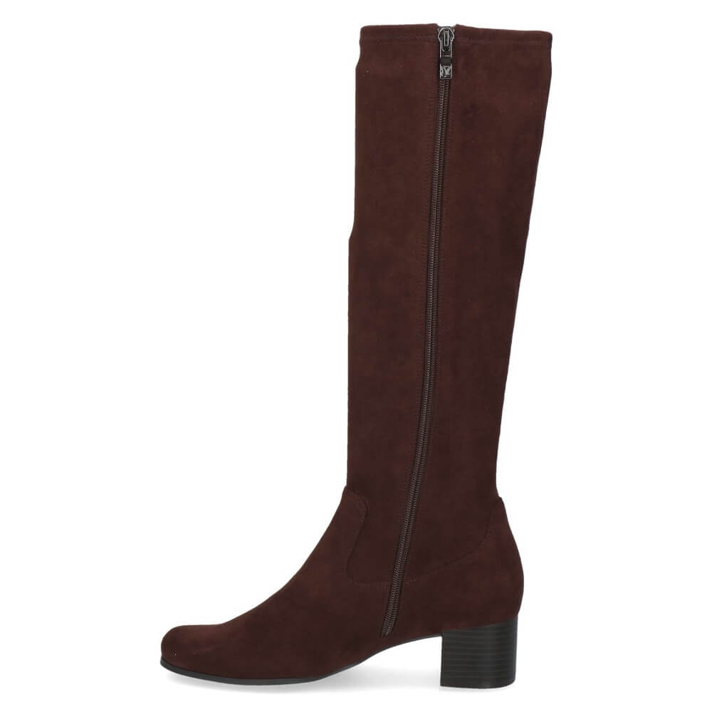 Caprice 9-25507 Knee High Boot Stretch Dark Brown