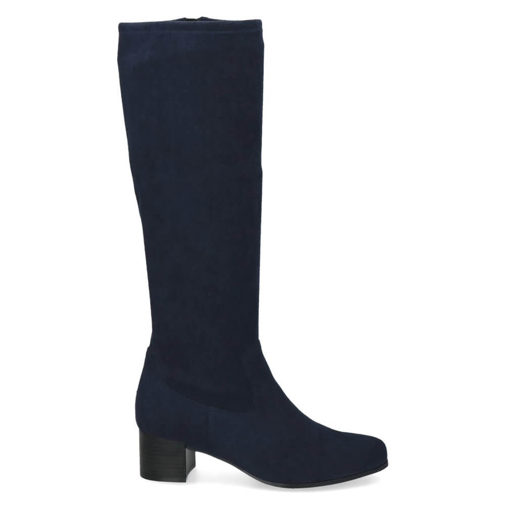 Caprice 9-25507 Knee High Boot Stretch Navy