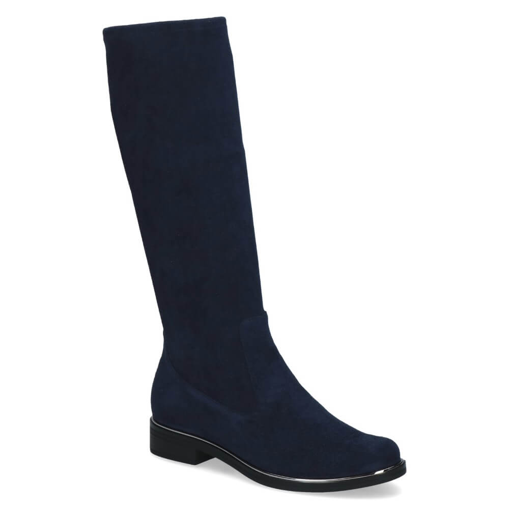Caprice 9-25512 Knee High Stretch Navy Blue
