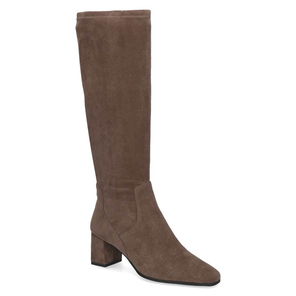Caprice 9-25547 High Heel Knee High Caffee Stretch