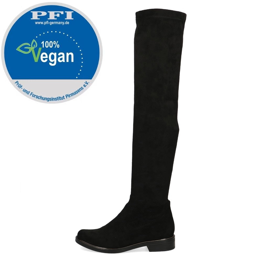 Caprice over the knee vegan boot
