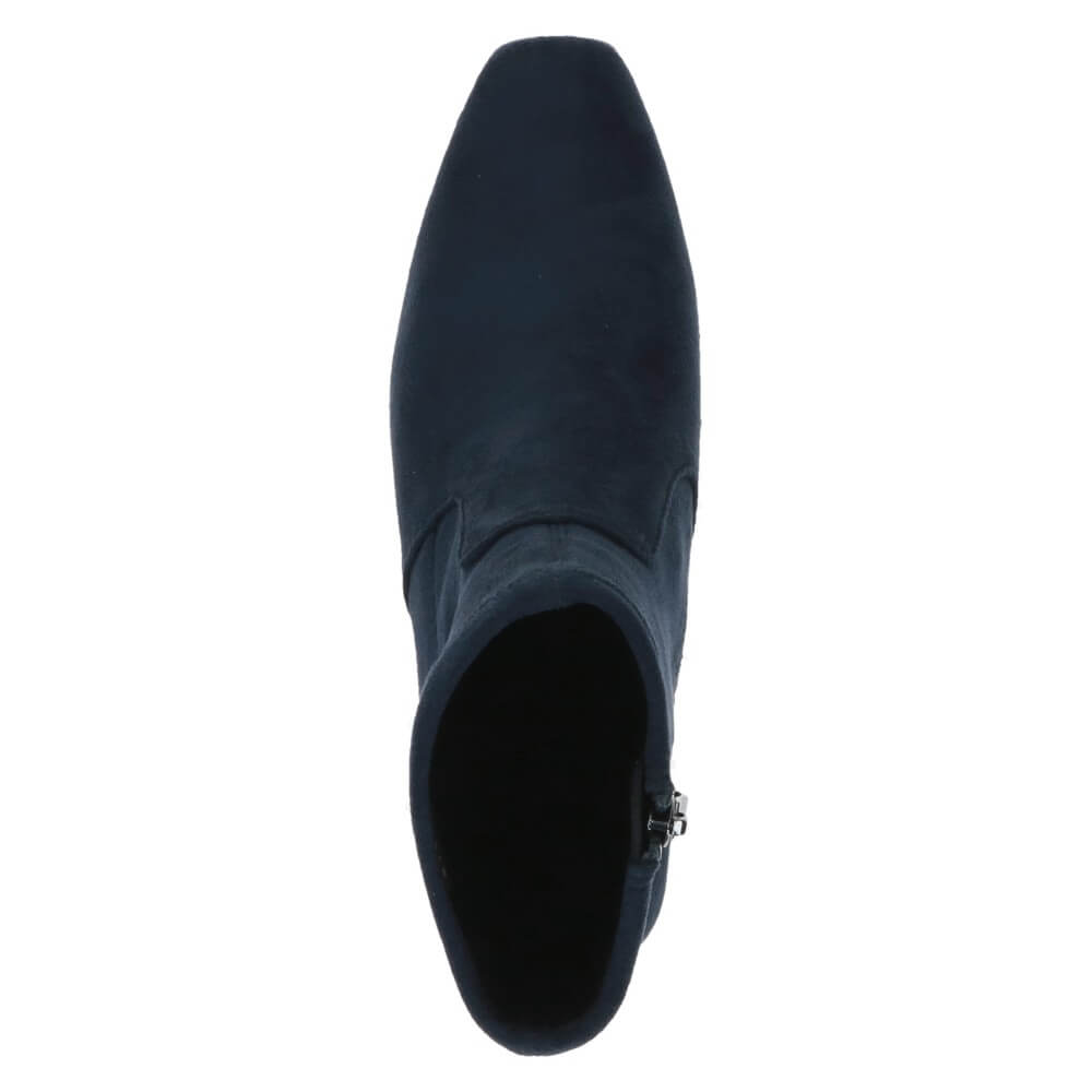 Caprice Block heel ankle boot 9-25354 Vegan  NAVY