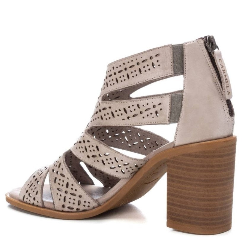 Carmela Block Heel Sandal 160694-ICE GREY