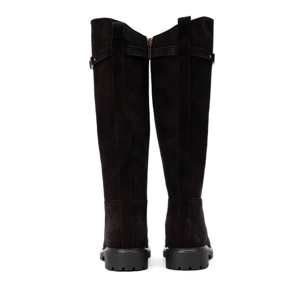 Carmela 164265 Brown Suede Knee High Boot