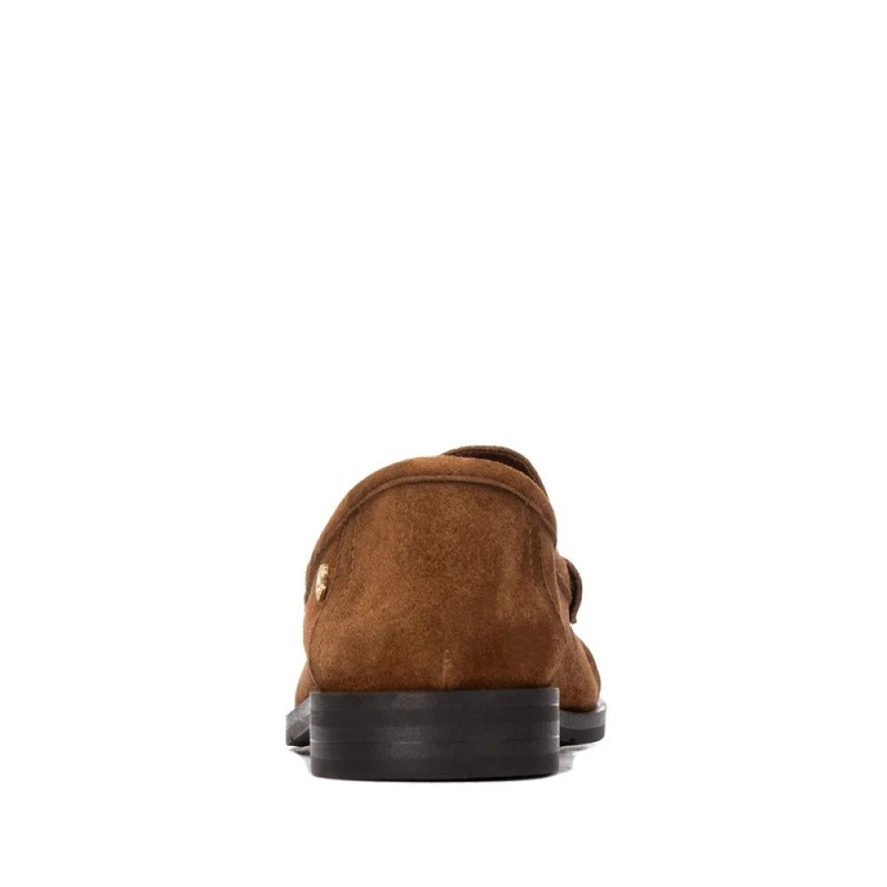 Carmela 16438902 Camel Suede Loafers