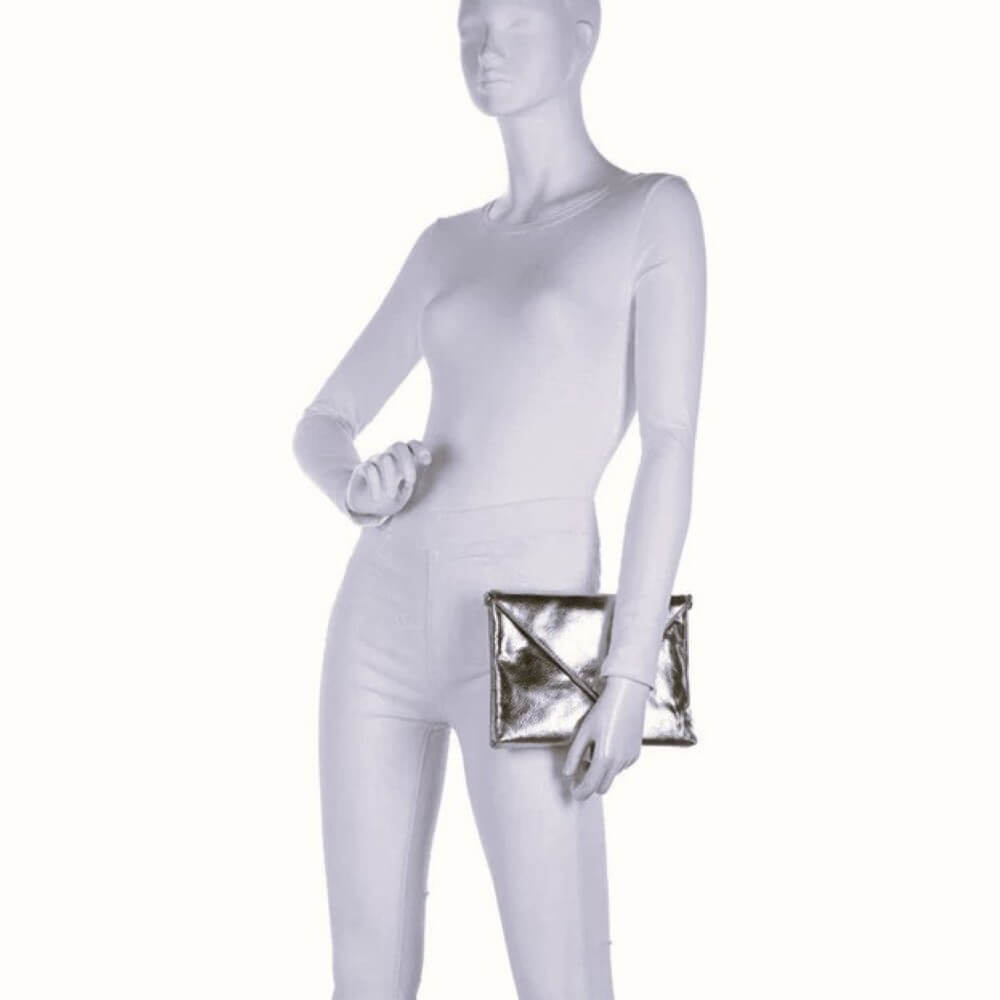 Depeche Fashion Clutch / Crossbody 16850 Mocca Brown Leather