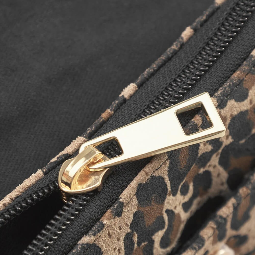 Depeche Leather Mobile Bag 16044 Leopard Suede