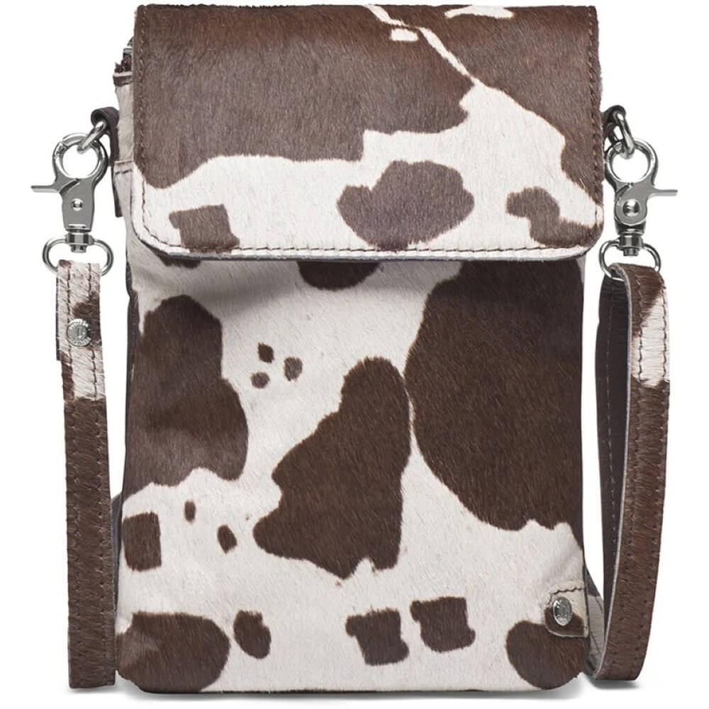 Depeche Leather Mobile Bag 16398 Cow Print