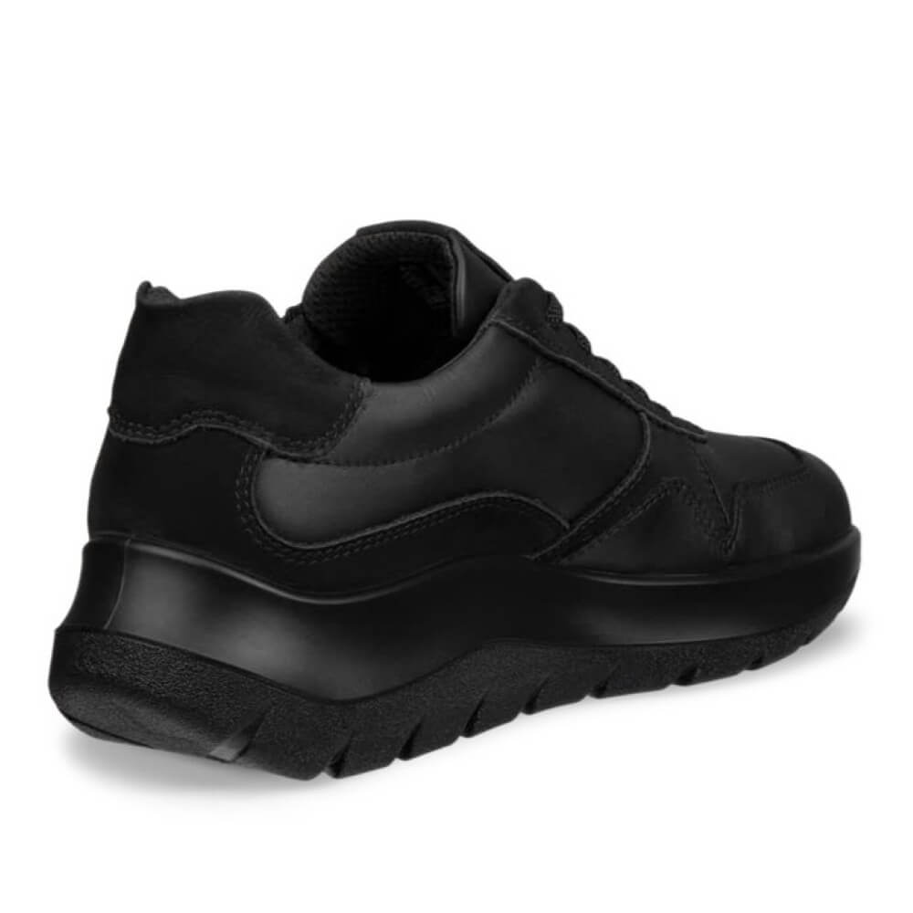 ECCO Valerie 239823 Black Leather Waterproof Trainer