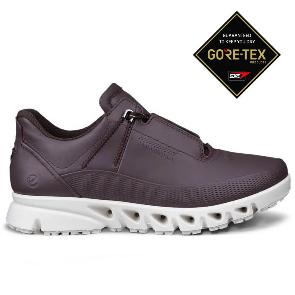 Ecco Multi-Vent 880123 Gore-Tex Walking Shoe Plum Leather