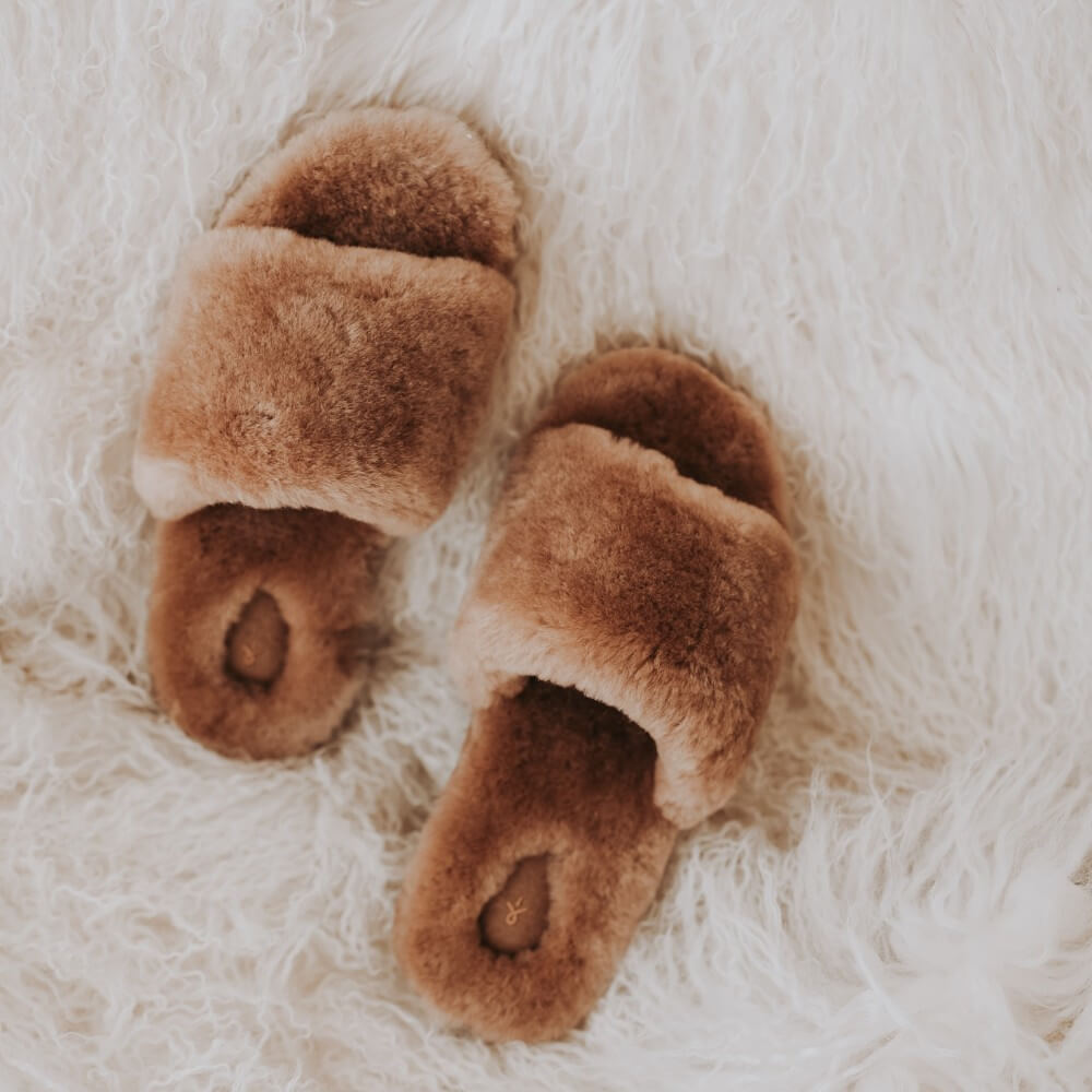 Emu Mckay Sheepskin Slippers Camel