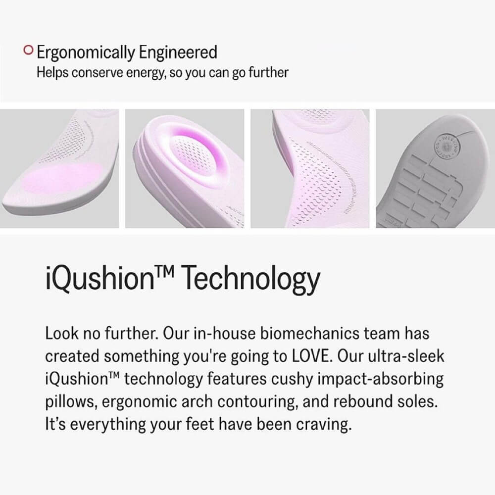 FitFlop IQUSHION Ergonomic Flip-Flops Mint Green Whisper