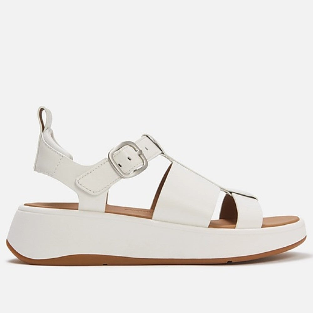 Fitflop White Leather Fisherman Sandal
