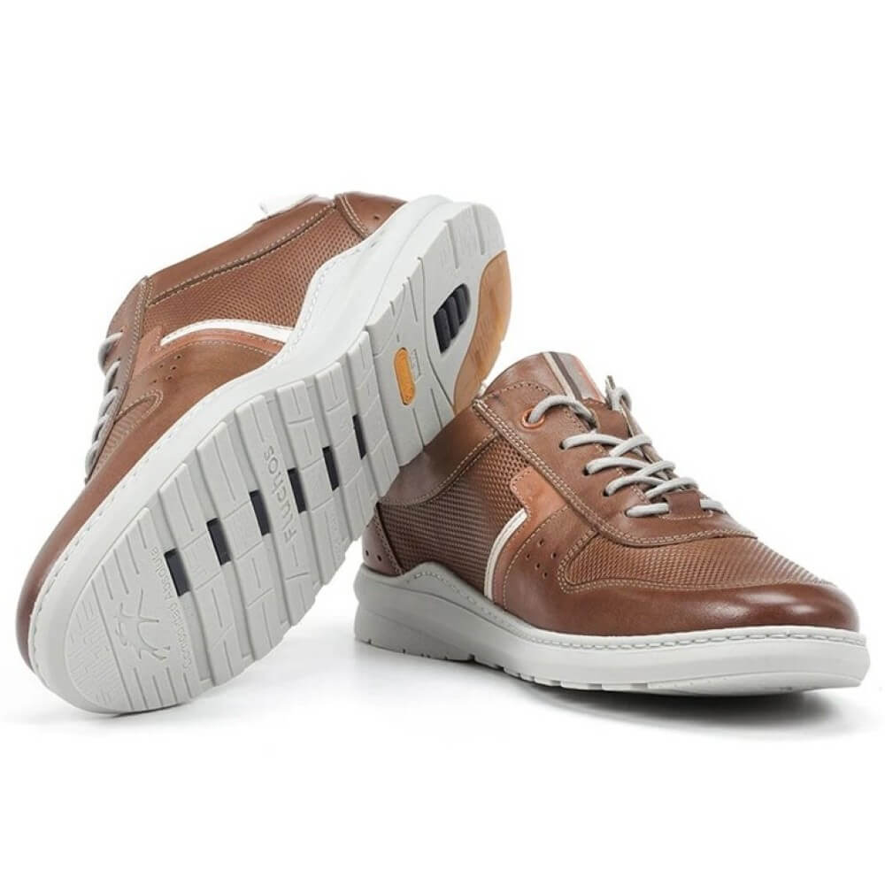 Fluchos Jack F1162 Laced Shoe Tan Leather
