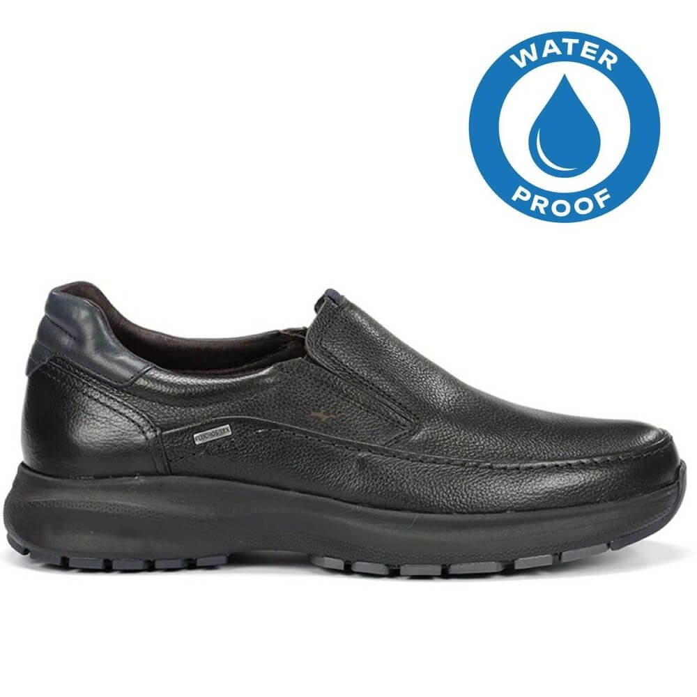 Fluchos Triton F2064 Waterproof Leather Slip-on Black