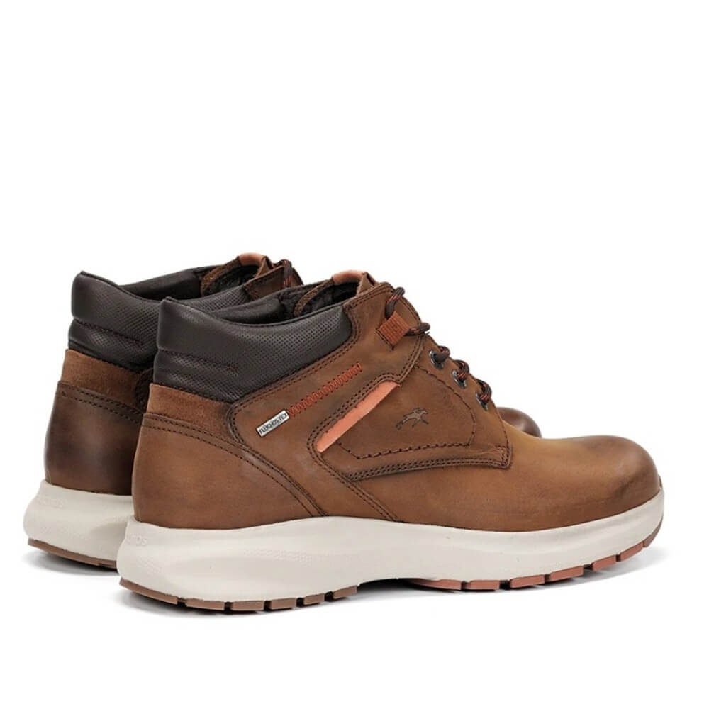 Fluchos Triton F2068 Waterproof Leather Laced Ankle Boot Brown