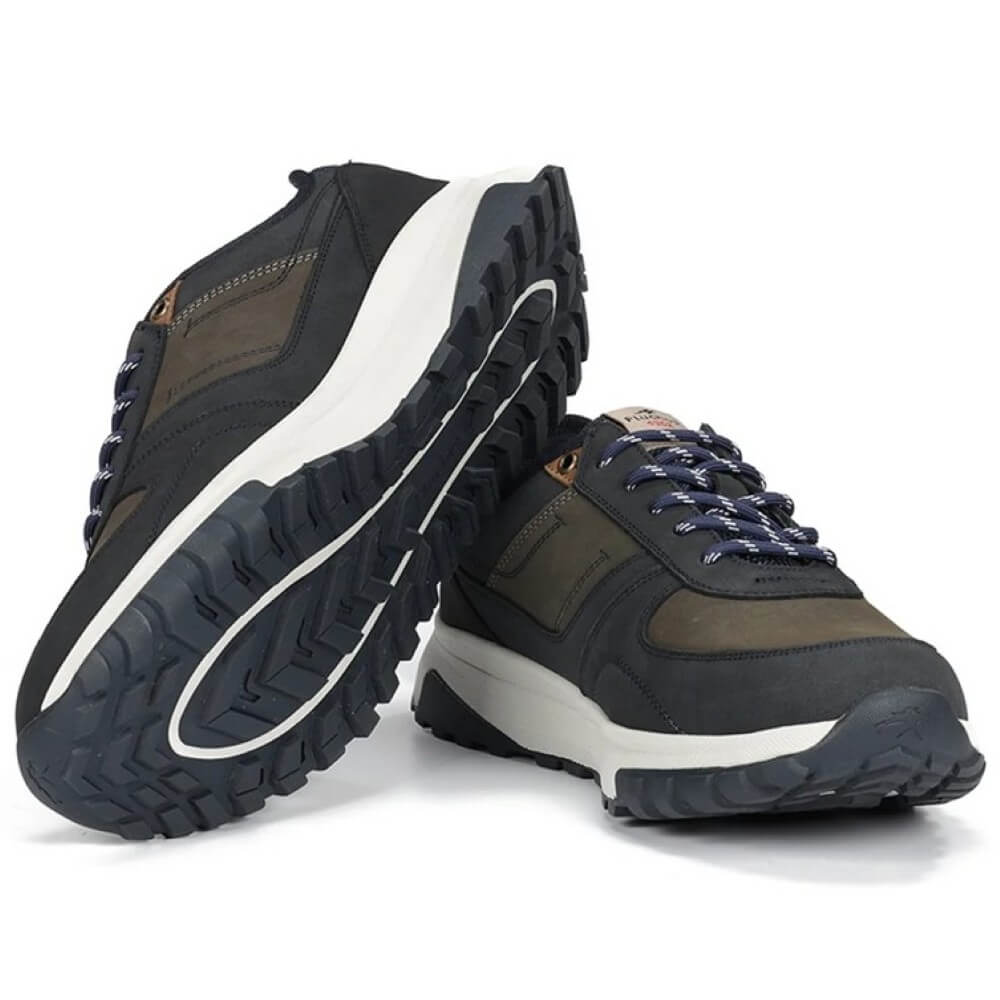 Fluchos Arion F2013 Leather Trainer Navy