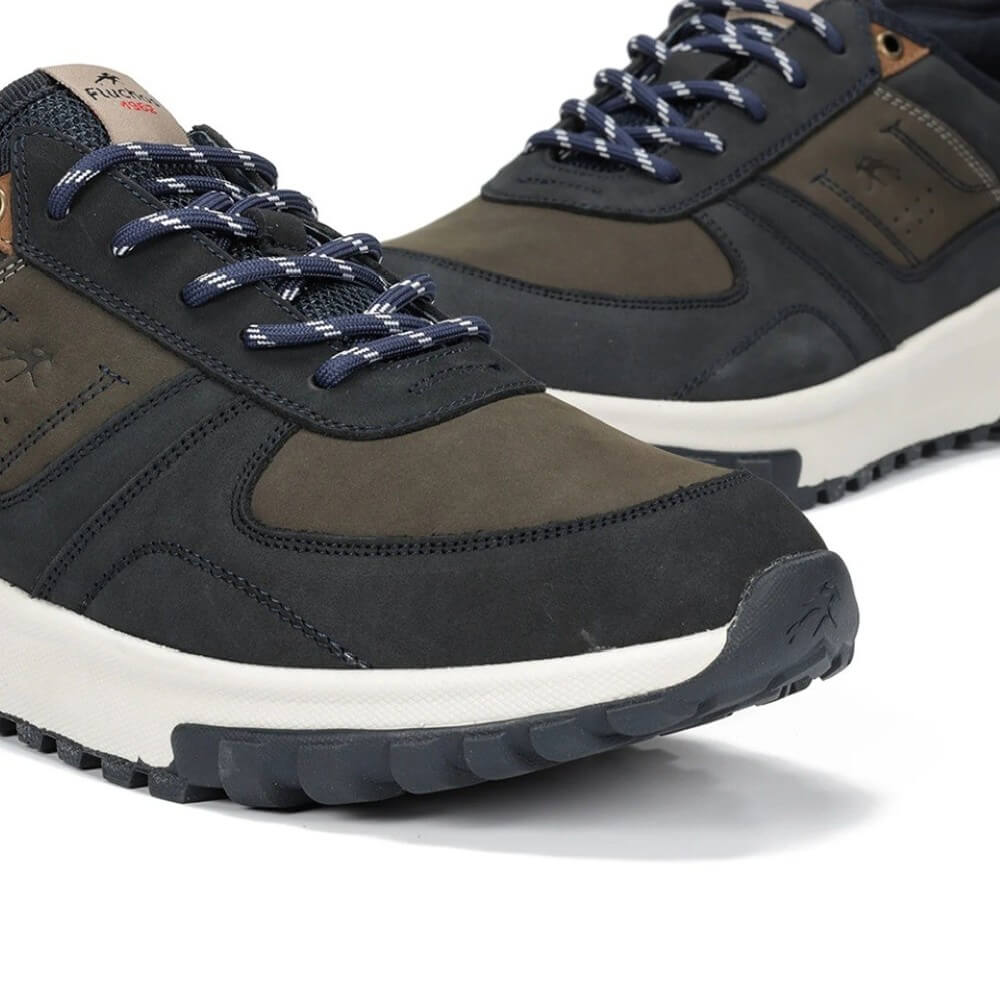 Fluchos Arion F2013 Leather Trainer Navy