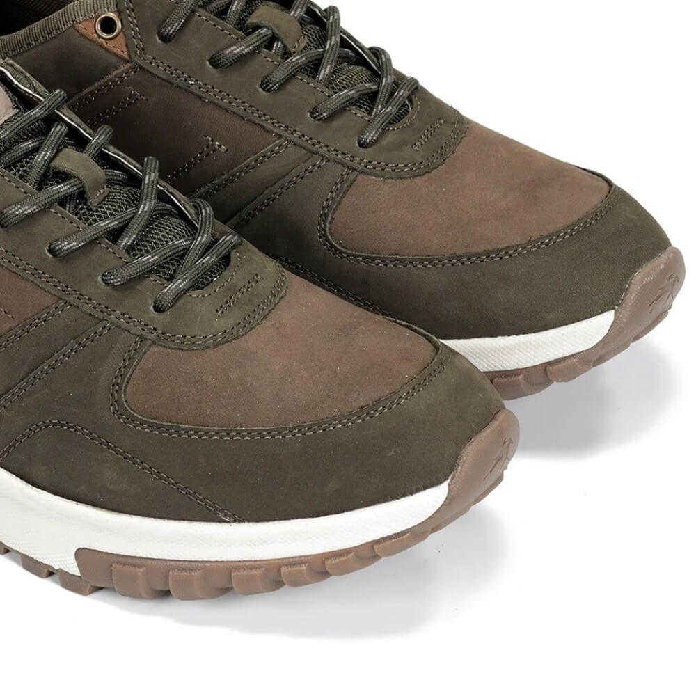 Fluchos Arion F2013 Leather Trainer Khaki Green