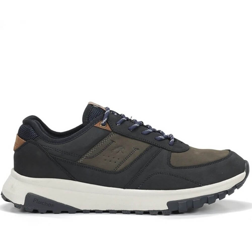 Fluchos Arion F2013 Leather Trainer Navy
