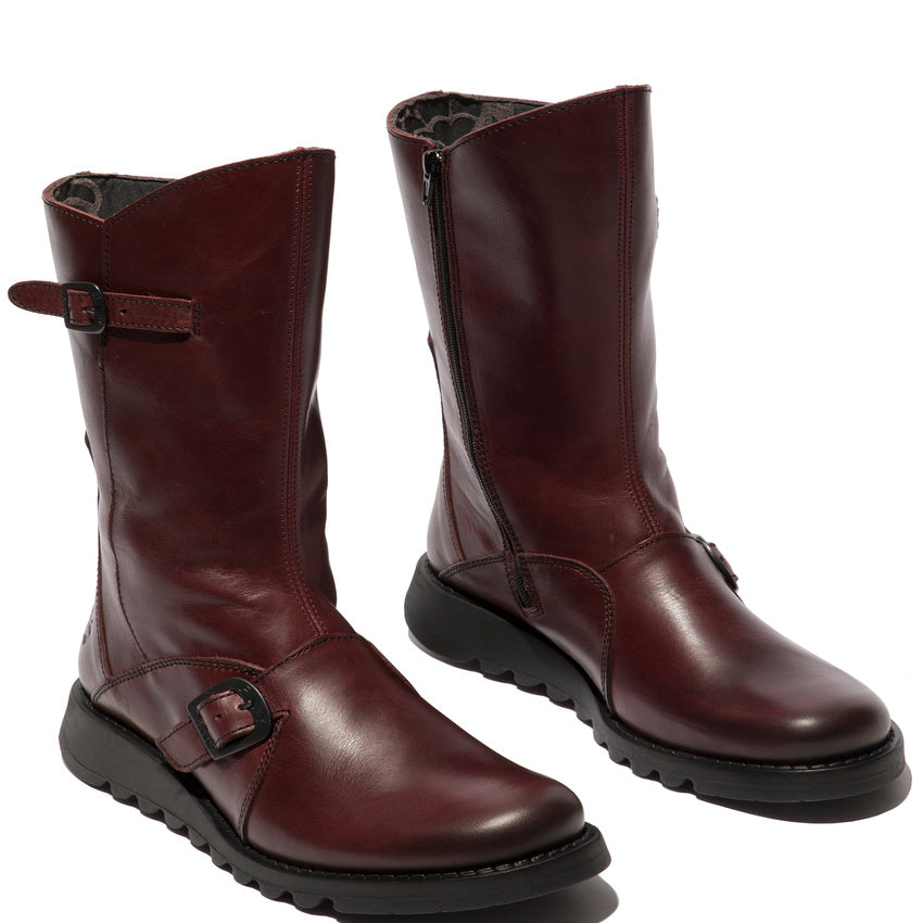 Fly London MES 2 Mid Calf-WINE