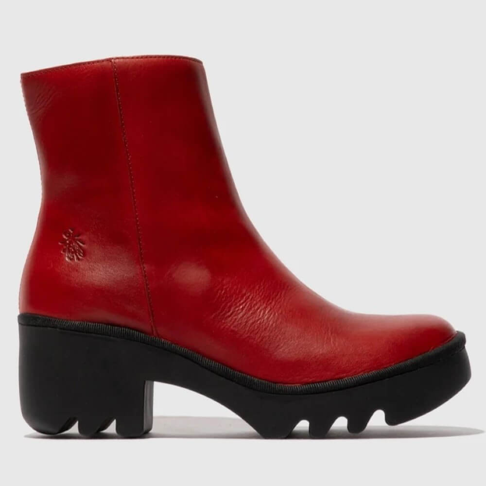 Fly London TOOR513 FLY Ankle Boot-RED