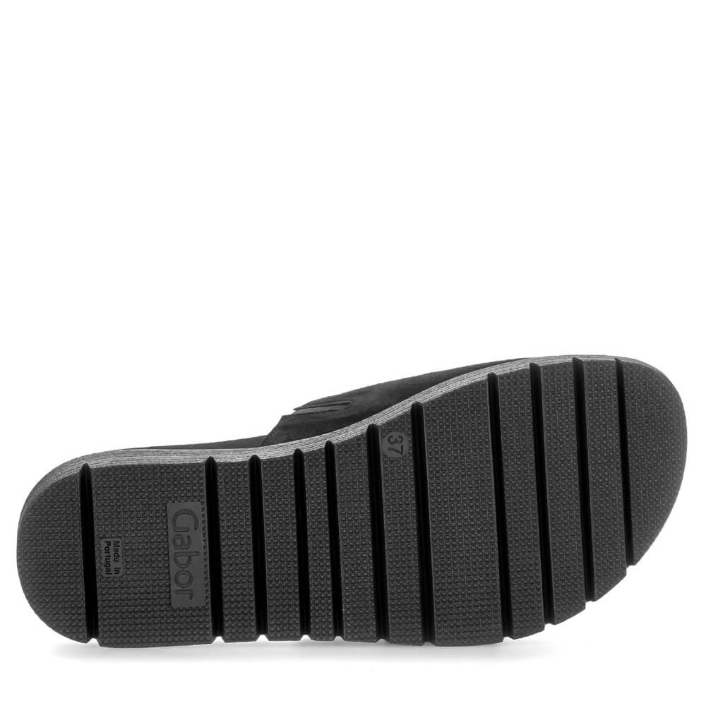 Gabor 83.742 Everlasting Slide Black Suede