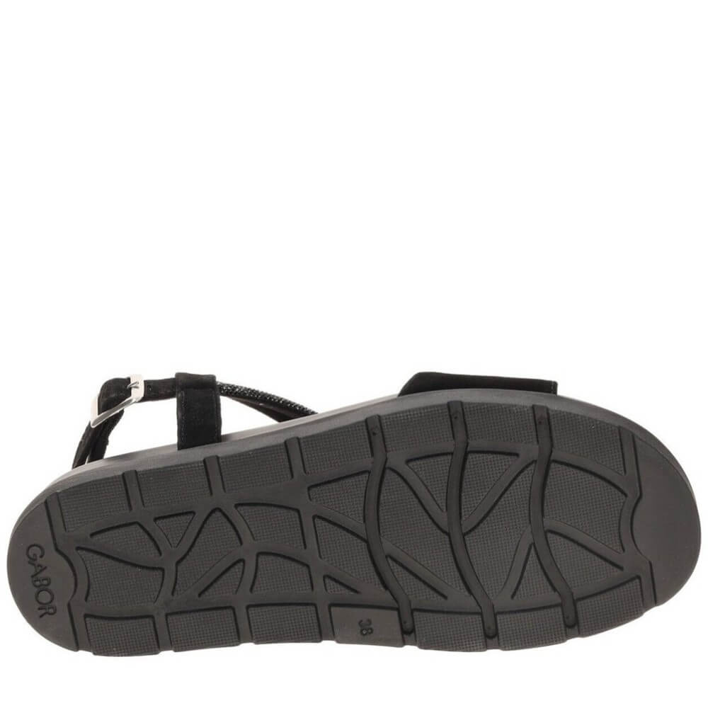 Gabor 84.601 Hopeful Black Sandal